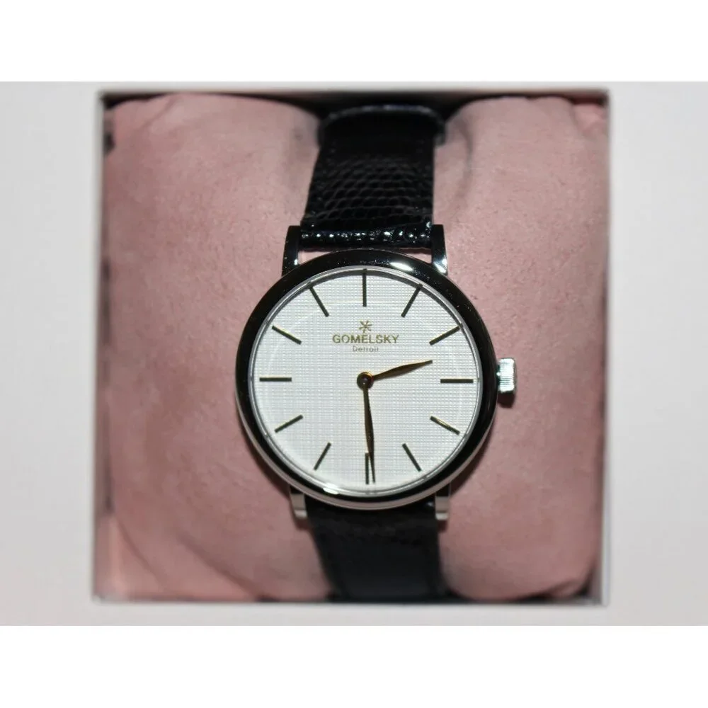 New in Box Shinola Gomelsky Agnes Varis Watch, Menswear Inspired, made in USA
